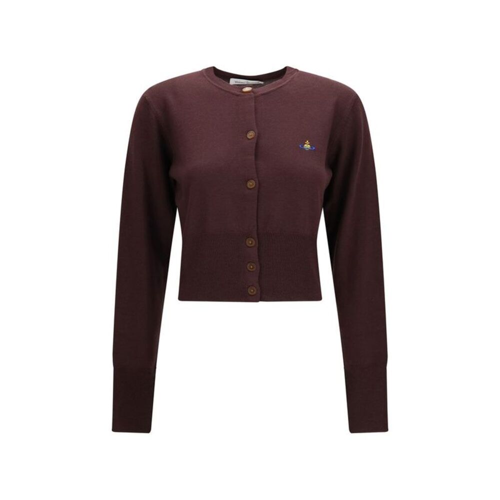 Vivienne Westwood Purple Silk Women's Cardigan